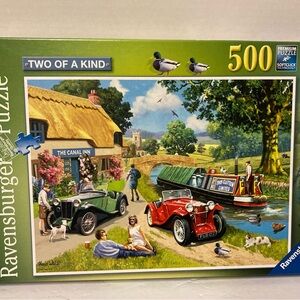 Ravensburger 500 Piece Puzzle Two Of A Kind UK 2022 Kevin Walsh Cars Complete